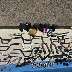 BMX Bike Bicycle Parts Vintage Lot
