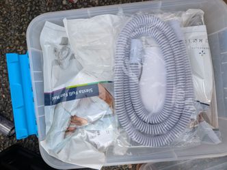 CPAP unopened masked and tubes