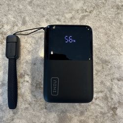 INIU 10000mAh Pocket-Size Portable Charger – 45W Fast USB-C Power Bank w box