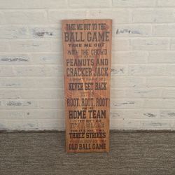 Boys Room Baseball Sports Decor Canvas Art