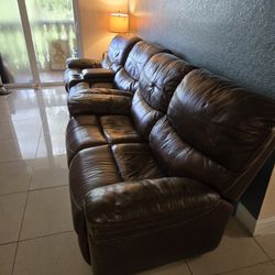 Sofa &love Seat Leather Recliner 