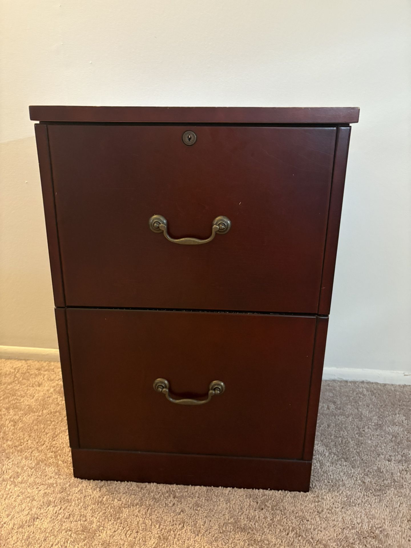 Wood File Cabinet