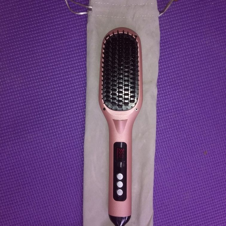 Hair Straightener Brush (New, Unused)