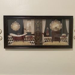 Frame and Sconces