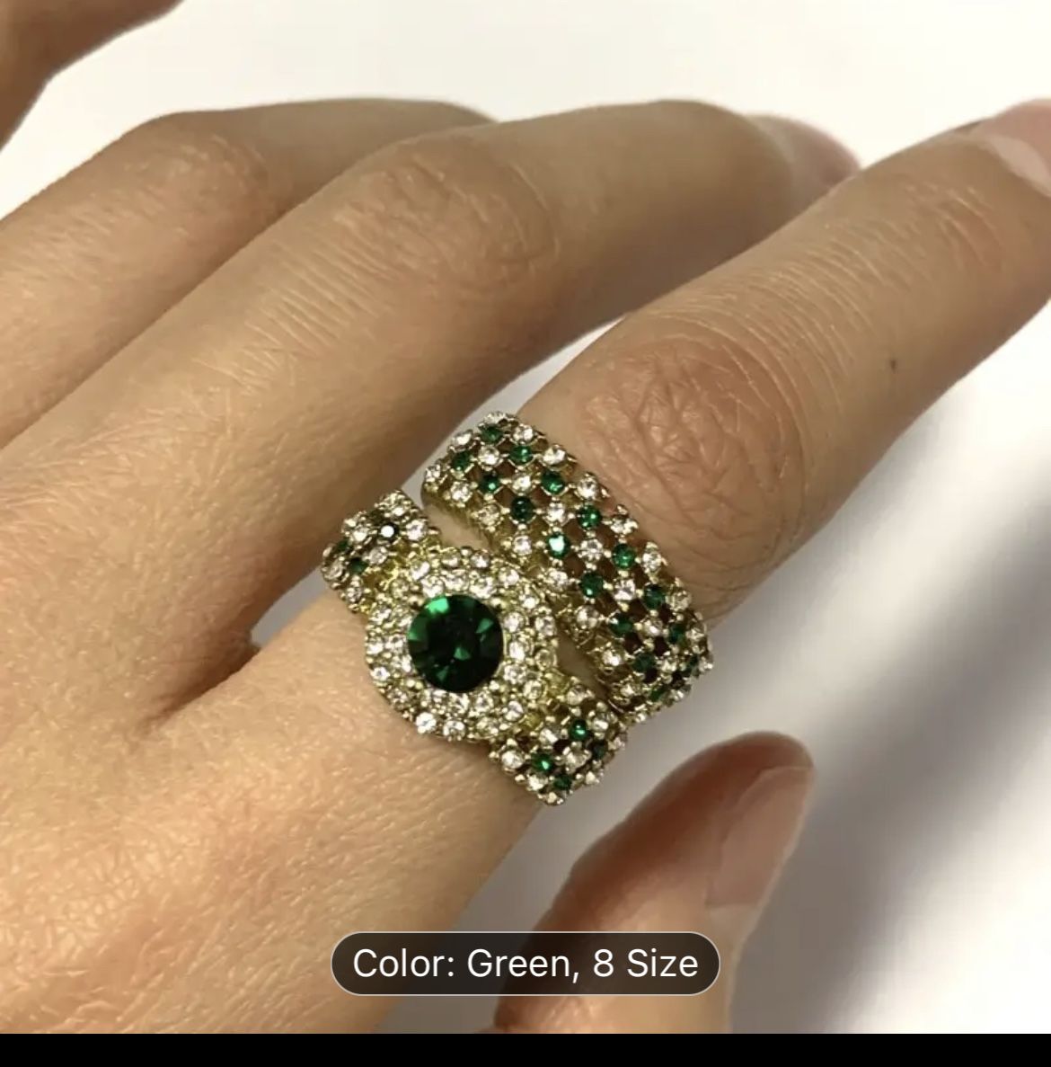 Emerald Gold Ring 