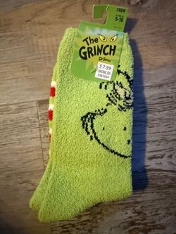 Grinch Socks - New
