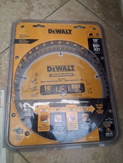 Dewalt 10" 60t 32 t two pack