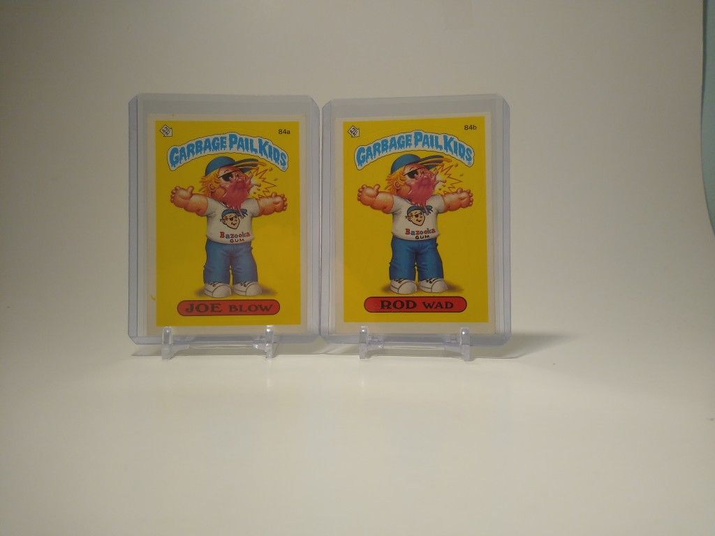 Garbage Pail Kids Series 3 1986 Numbers 84A And 84b