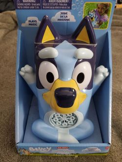 Bluey Musical Bubble Machine, New