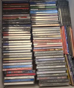 Collection of new and used music cds