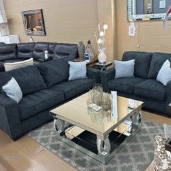 Sofa And Love Seat Available In Light Grey