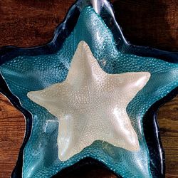 Home Goods Glass Star Fish Set Of 3