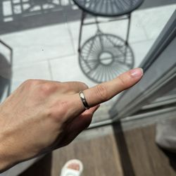 14k Gold Band With Little Diamond 