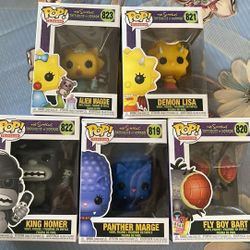 Tree House Of Horror Simpsons Funko Pop Set 
