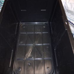 4 Heavy Duty  Storage Totes  With Lids