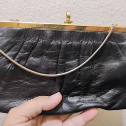 Vintage Coin Purse Leather 1960s Era