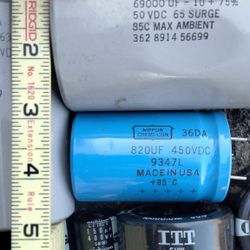 820 Uf At 450 vDC Capacitor For Tube Amplifiers In Seattle 