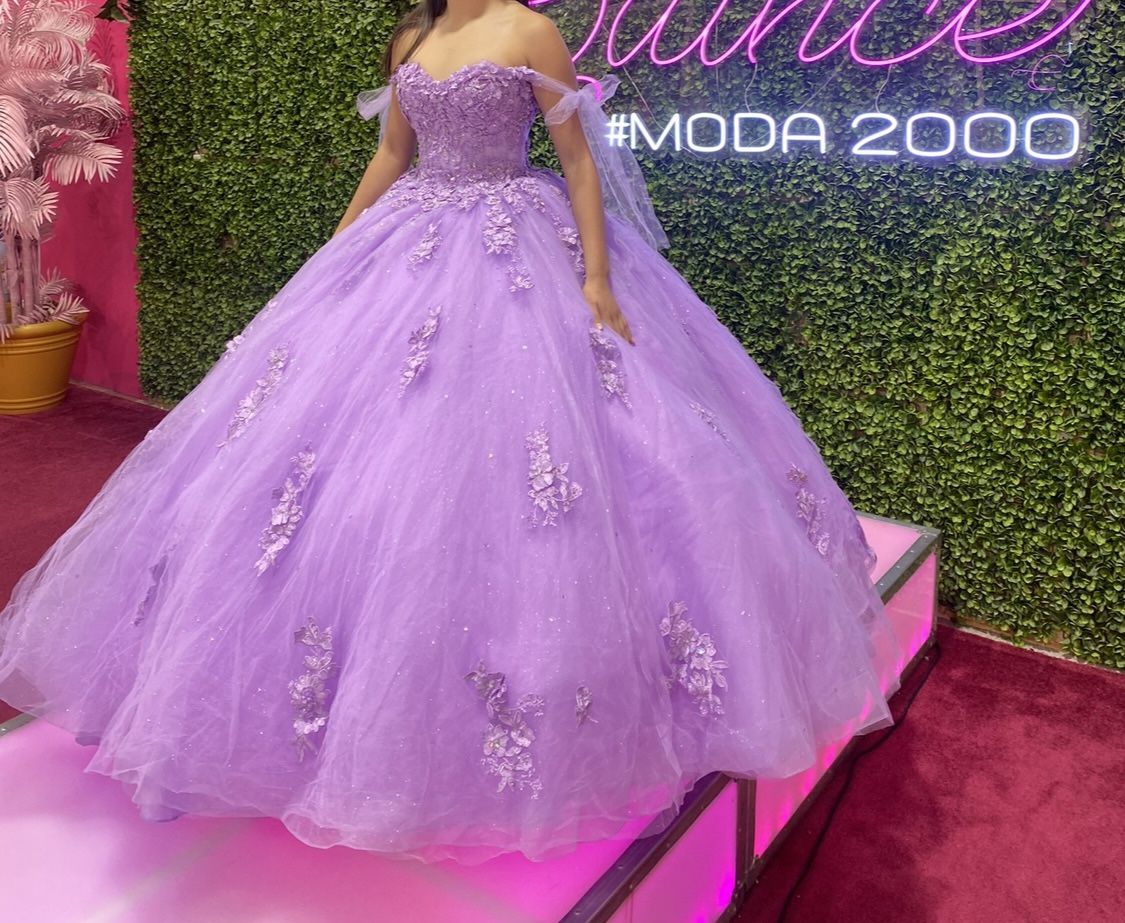 MODA 2000 lavender Quince Dress. $860