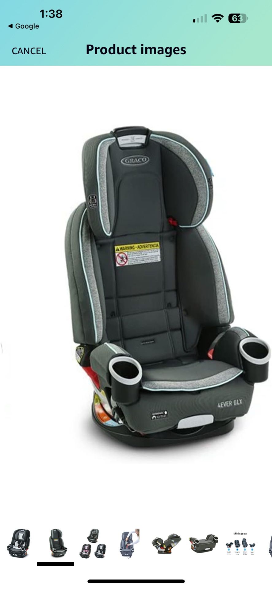 Graco 4 In 1 Car Seat Brand New 