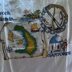 Vintage Unisex Greek Islands Santorini Greece T-Shirts $15 each or 2 for $20 (Mix & Match) (13 available)
