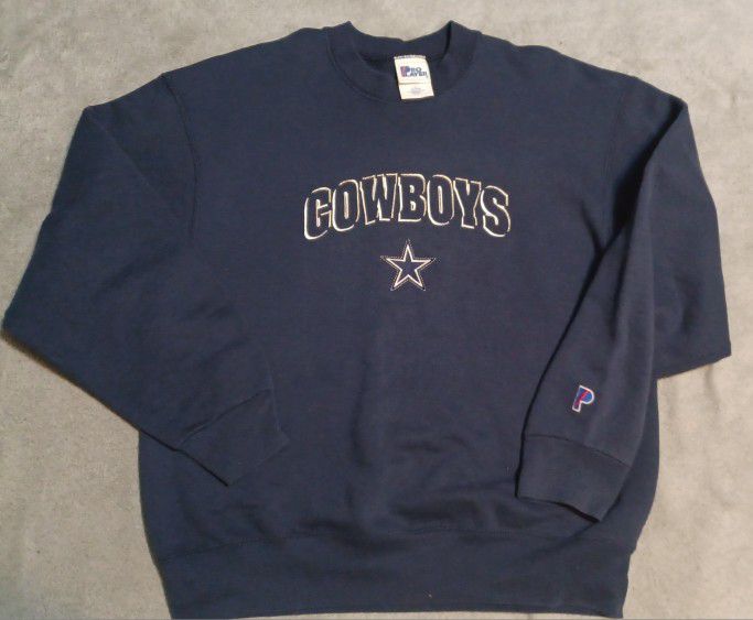 Dallas Cowboys Men's Size Large Vintage Pro Player Sweatshirt Stitched Sweatshirt