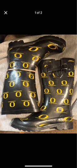 Oregon Ducks Women Boots 8 