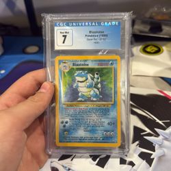 Psa 7 Graded Blastoise 1999 Rare!