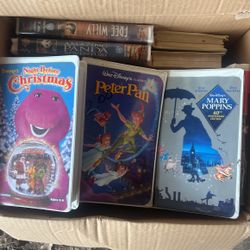 Box Of Disney VHS 