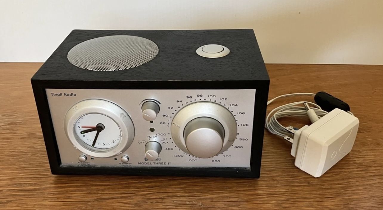 Tivoli Audio Model Three BT AM/FM Bluetooth Clock Radio - Tested