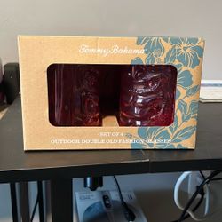 Tommy Bahama Outdoor Double Old Fashion Glasses (Set Of 4)