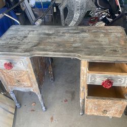 Shabby For Sure Chic Rustic Finish Desk