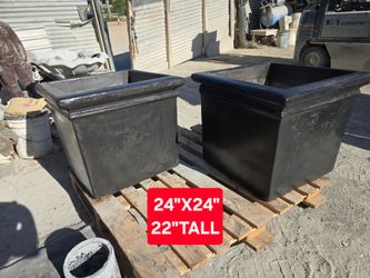 CONCRETE CEMENT PLANTER POTS $300 EACH