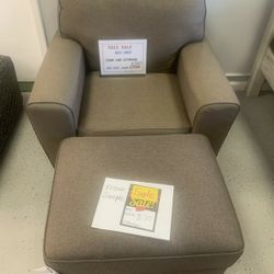 Cozy Chair & Ottoman Set Floor Sample Sale $10 down