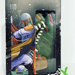 Men’s size 11 40th Anniversary Collectors Edition Boba Fett Adidas Shoes 