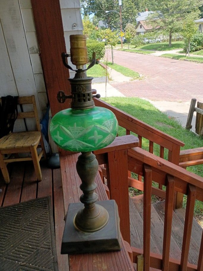 Vintage Torque Green part's Lamp