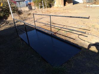 Custom-made Disability Wrought Iron Ramp Great For Front Or Back And Side Doors For Anybody Who Is Disabled Was Customly  Made And Built