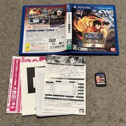 One Piece Kaizoku Musou 2 PS Vita Video Game Japanese JPN Edition Complete CIB