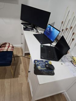 IKEA Solid Wood Workspace Desk