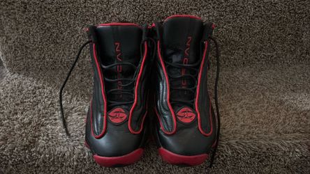 Red and black Jordan’s