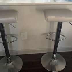 White Bar Stools