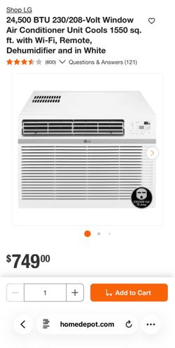 ❄️ OFF-SEASON STEAL: Brand New 24,500 BTU LG AC ($750 Retail) - Save $500!