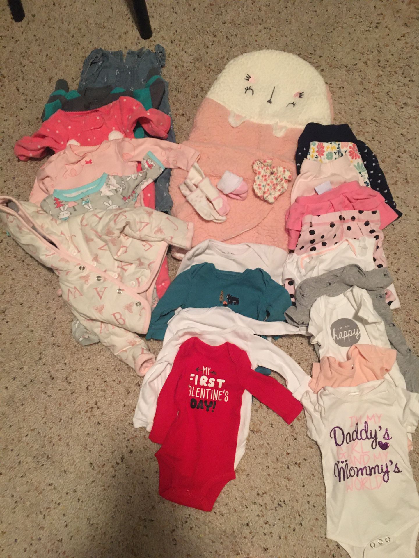 0-3 months baby girl clothes