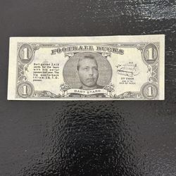 1962 Green Bay Packers BART STARR Topps Football Bucks Rare NFL Hall Of Famer