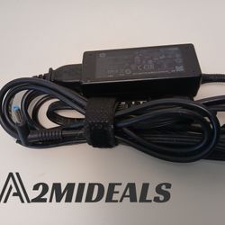 Genuine HP Laptop 45W 19.5V AC adapter Charger Power Supply Blue Tip 741727-001