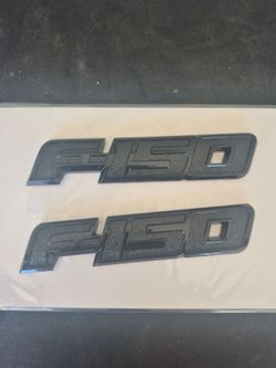 Ford F-150 Black Emblem Badge Set