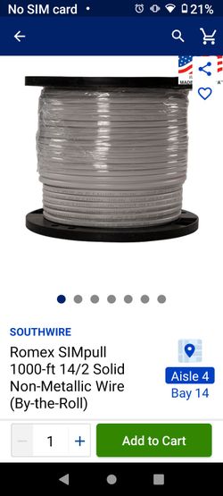 I Have A New 1000' Roll Of 14/2 Romex