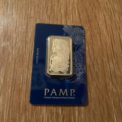 1 Ounce Pure Gold Bar - PAMP 1oz Gold Bullion