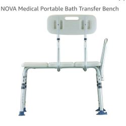 NOVA Medical Portable Bath Transfer Bench 300 Lbs