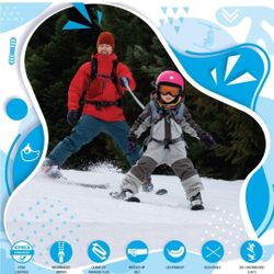 Ski and Snowboard Harness Trainer for Kids - Teach Your Child The Fundamentals of Skiing and Snowboarding - Premium Training Leash Equipment Pre