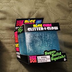 NeeDoh Nice Cube Glitter + Glow